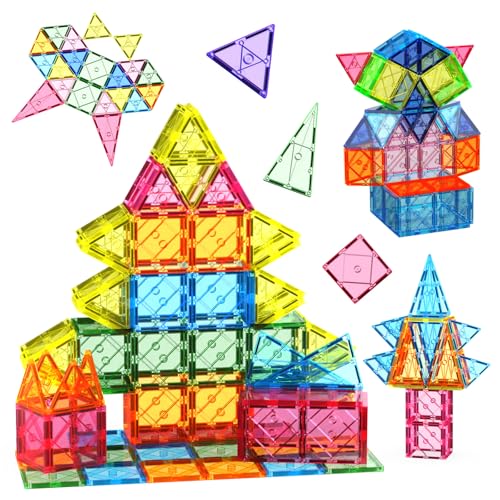 }OlbgubN 82PCS 66PCSe yST & Hiq@ iz ΂ mߋ 3D̃pY 48PCS  (TCY 7.5cm) ݊ 3 4 5 6 j̎q ̎q a NX}X v[g