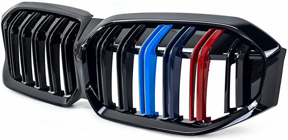 G20 Grill Front Kidney Grille Replacement Compatible with 3 Series G20 G28 LCI 2023 2024 2025 320i 330i 330e M340i Easy Installation ABS Materia (Double Slats/M Color, G20 2023+)