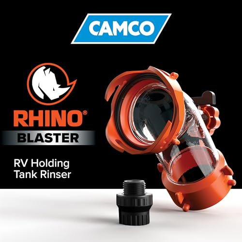 Camco Rhino Blaster RV Tank Rinser with Backflow Preventer, 45-Degree Elbow by Camco - Image 6