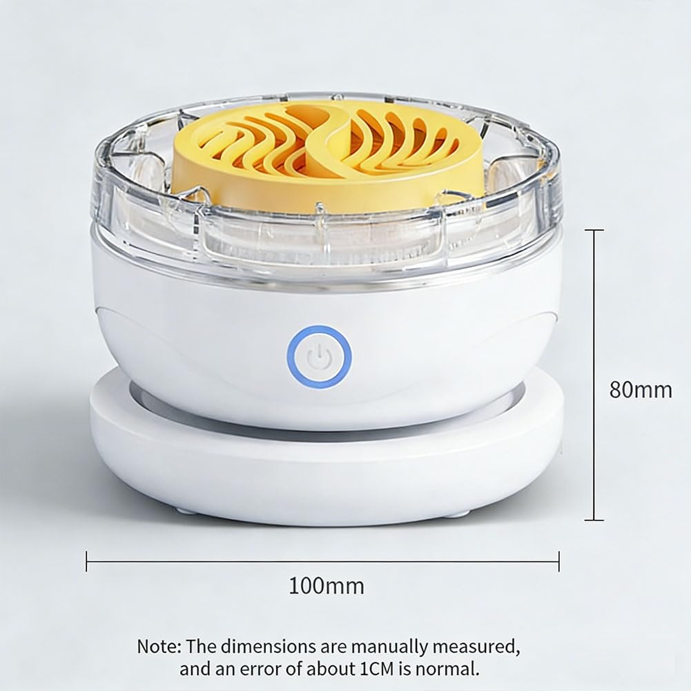 Fruit and Vegetable Washing Machine, Portable Cleaner for Produce, Meat, Grains, Seafood, IPX7 Waterproof, Cordless with USB Charging Base, Compact Kitchen Gadget (#B) — view 7