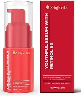 Suero juvenil con retinol 6X, ceramida 7X, pé...