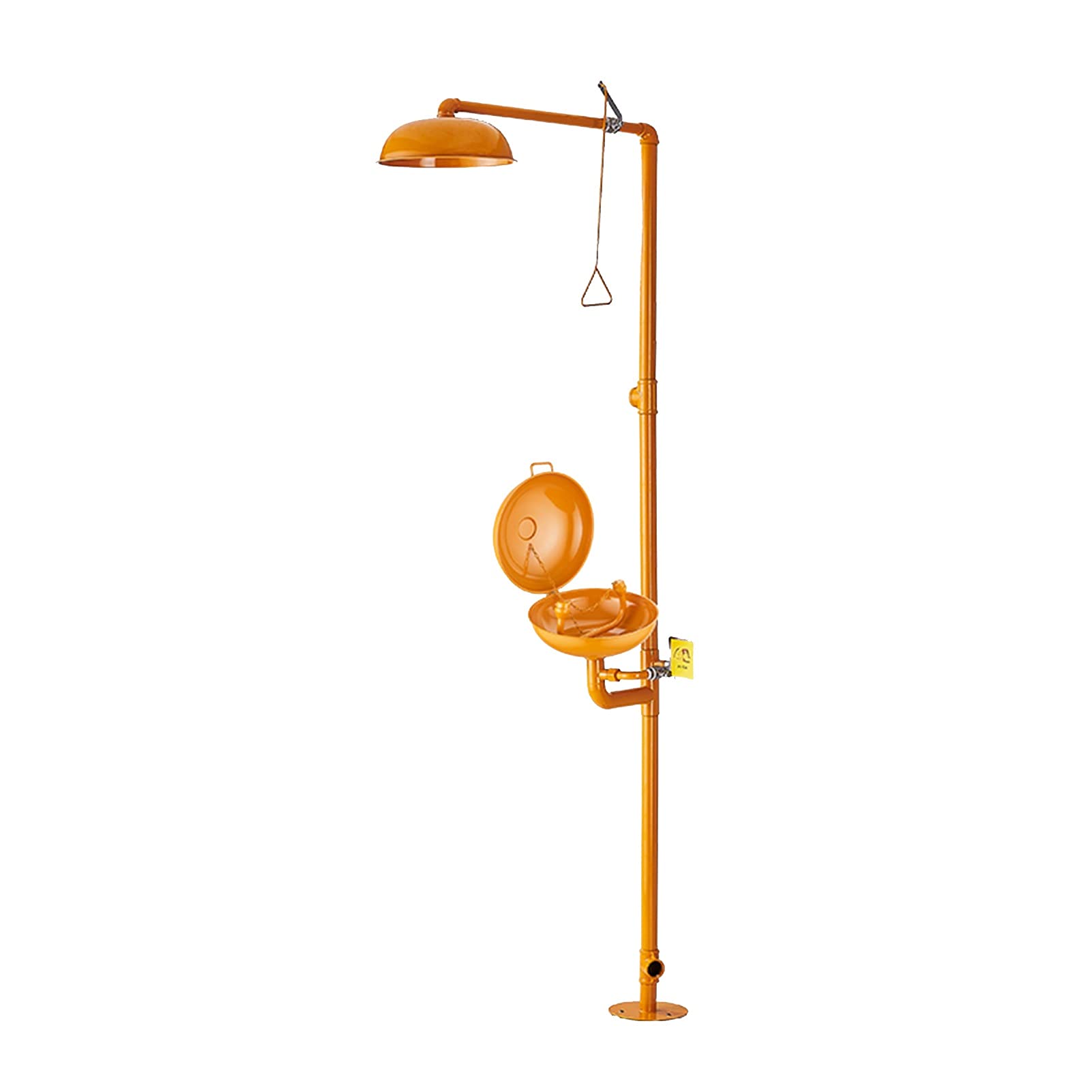 Notfall-Augenspülung Aus Edelstahl 304 - Wandmontierte Sicherheitsdusche Für Labor & Industrie