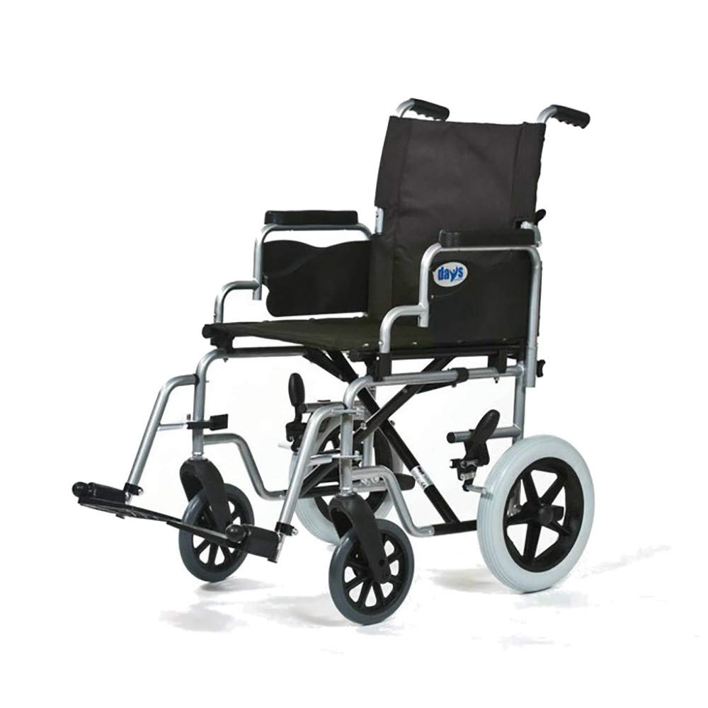 Days Whirl Attendent Propelled Wheelchairs, Designed to Be a Simple Yet Versatile, Ensures Great Manoeuvrability, 45cm (17½")