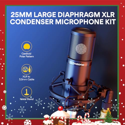 image for MAONO Podcast Equipment Bundle MaonoCaster Lite Audio Interface All-in