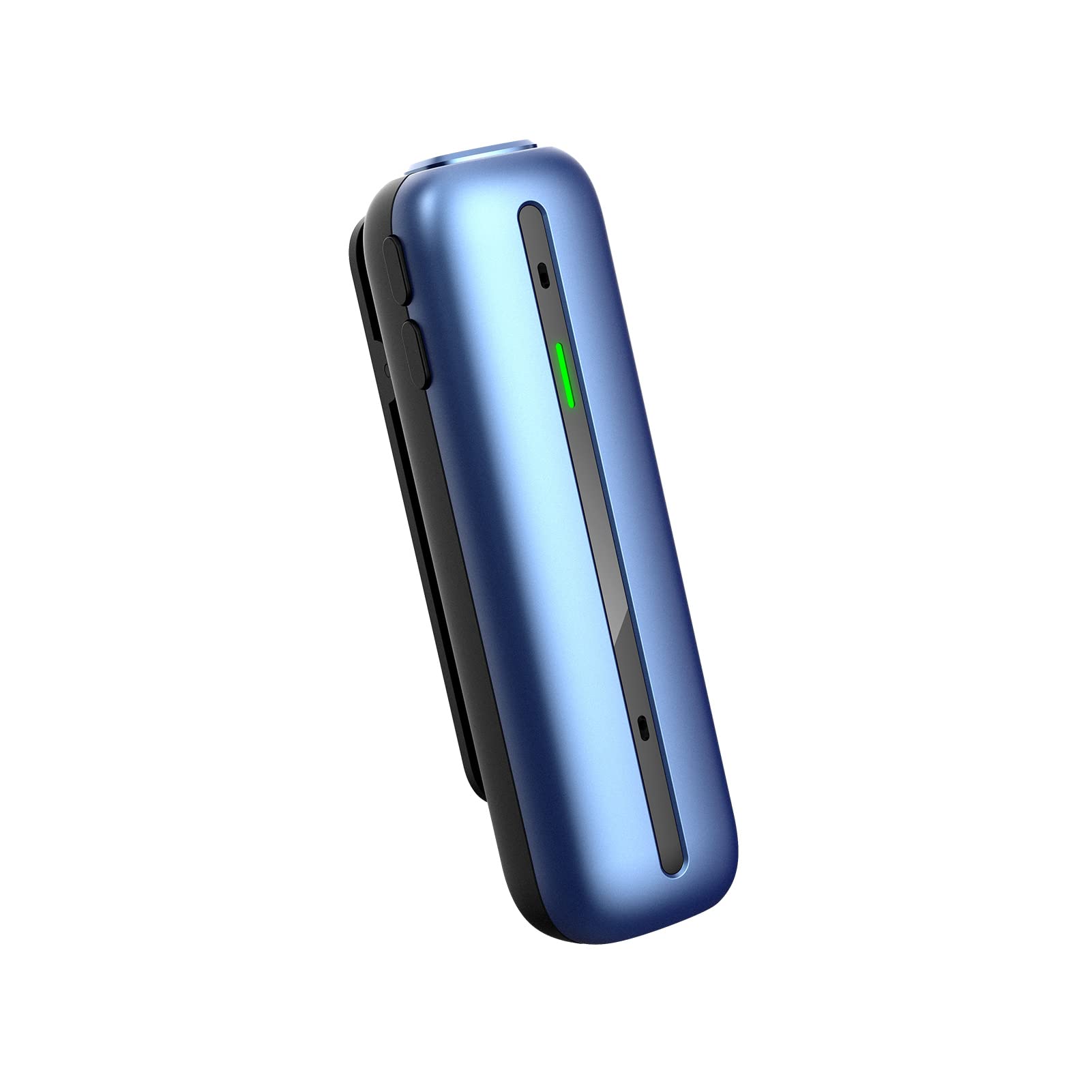 HUIOP Dyktafon, mini dyktafon 16 GB cyfrowy rejestrator audio z transkrypcją AI i tłumaczeniem aplikacji w 38 językach, obsługa 48 akcentów transferu plików USB
