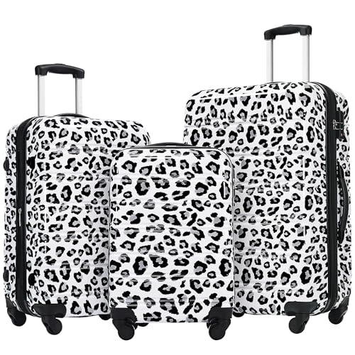 3-Piece Hardshell Luggage Set - Lightweight Expandable Spinner Suitcase Set (20