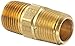 Eaton Weatherhead 3325X8 Brass CA360 Fitting, Hex Nipple, 1/2" NPT Male, 1.81 inches Length