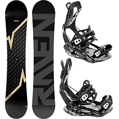 RAVEN Snowboard Set: Snowboard Pulse + Bindung Fastec FT360 (159cm Wide + FT360 Black XL)