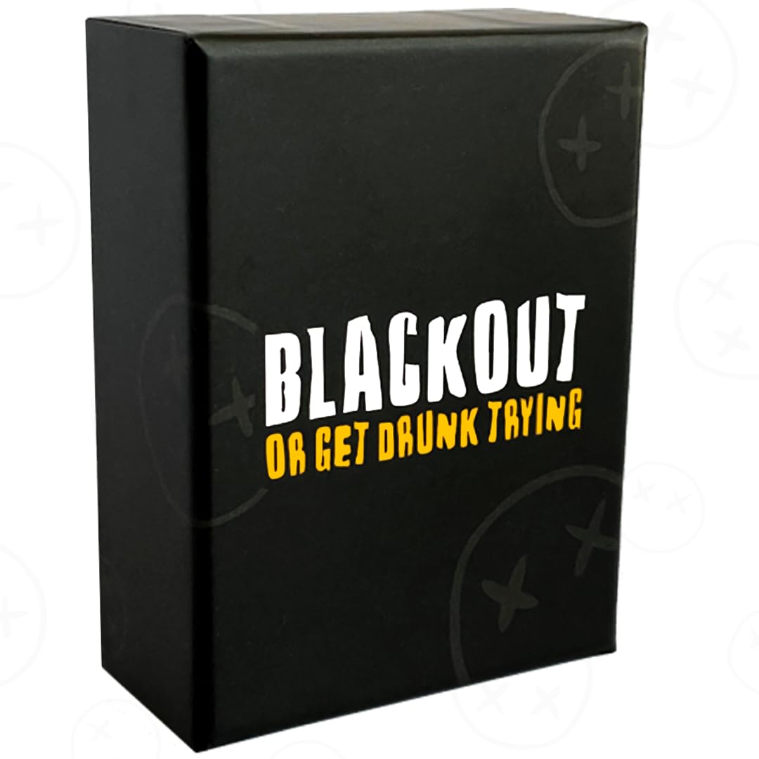 Blackout Deck – Brutal Drinking Game for Students & Parties | 100 Savage Dares & Challenges | Funny Adult Party Card Game for Pre-Drinks, Birthdays & Hen/Stag Nights