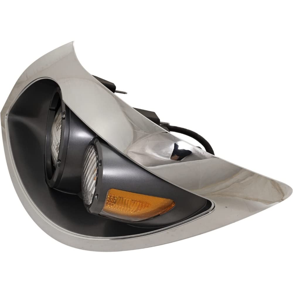 Amazon.com: Yvessvi Headlight Halogen Left Driver Side Clear Lens 