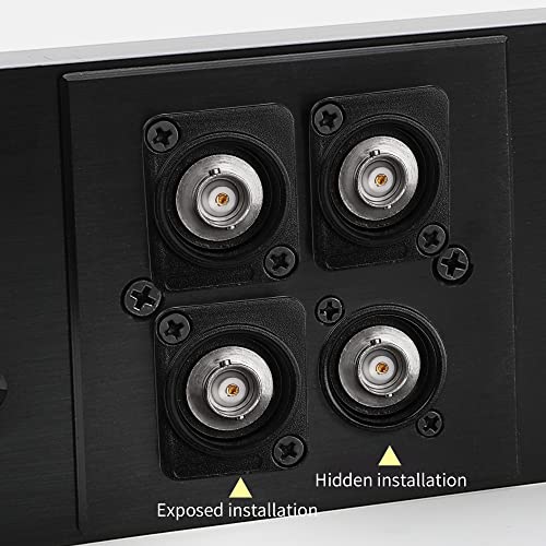 Conector BNC Panel Montaje Hembra a Hembra 75 Ohm miniatura 4