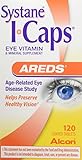 Systane ICaps Eye Vitamin & Mineral Supplement, AREDS Formula, 120 Coated Tablets