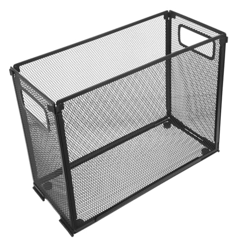 DOITOOL Mesh File Holder Book Storage Rack Cardboard Paper Organizer Desk File Organizer Office Magazine Holder for Desk