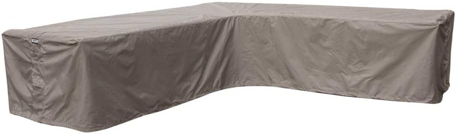 RHS290 Lounge Furniture L-Shaped Cover, Best Fits Set of Max. 285 x 285 cm Lounge Corner Set Cover Protective case in L-shape for Lounge Sets Protective Tarpaulin & Rain Cover For L Shape Corner Lounge