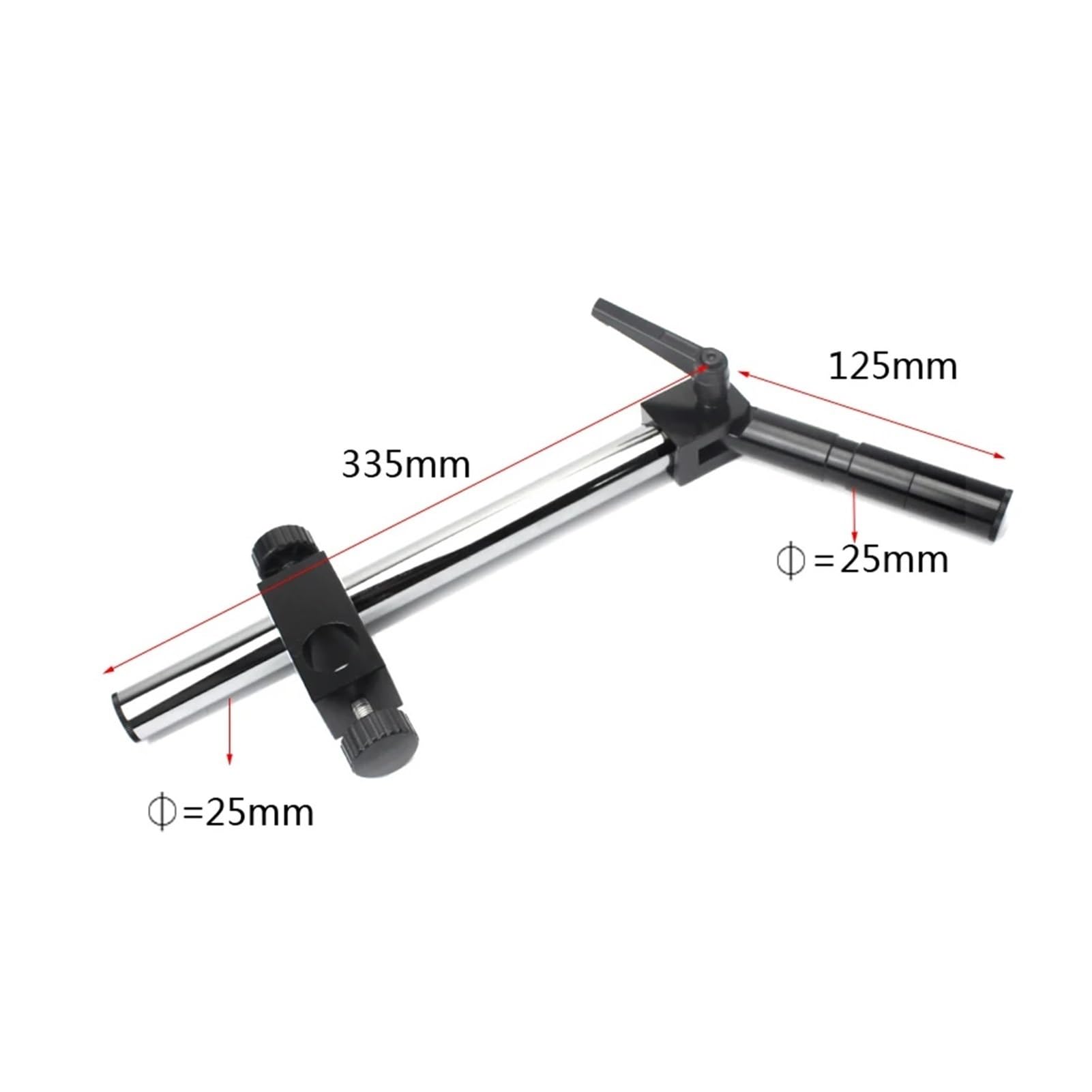 Supporto for Tavolo da Lavoro con Braccio Regolabile for microscopio Video Industriale + Supporto ad Anello da 50 mm + Braccio Metallico Regolabile multiasse(B)