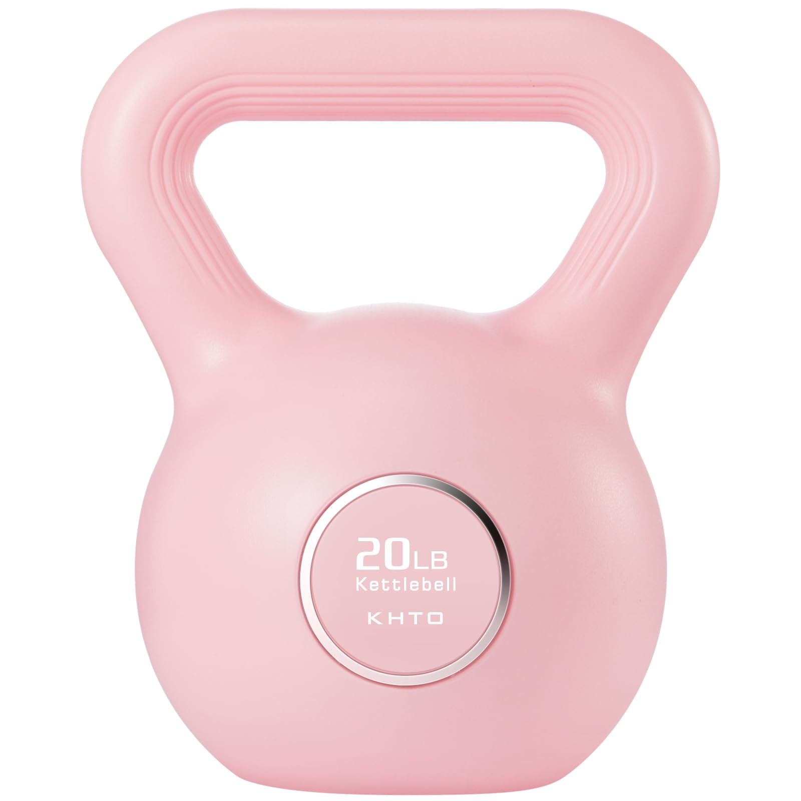 KHTO Kettlebells Fitness Exercise-Pink Strength Training Kettlebell Sets,Dumbbell Weights for Home Gym Equipment(20LB)