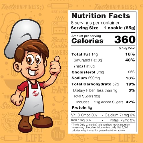 Image of Classic Cookie, Soft Baked Cookie, Macadamia Nut Cookie 3oz, 8 Count Pack