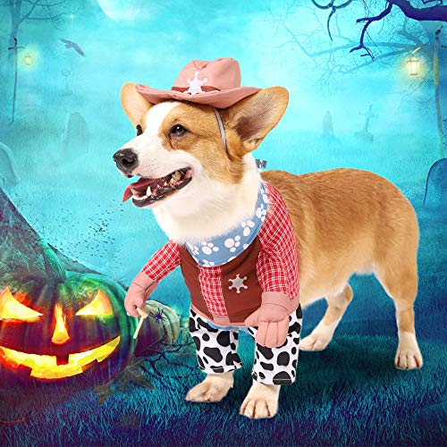 Pet Halloween Cowboy Dog Costume (Medium) ⋆ the theme party