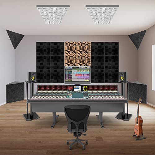 Image of Foroomaco Delta Bass Traps, 16.5 x 15.8 x 12 in, for Wall Corners, 2-Pack