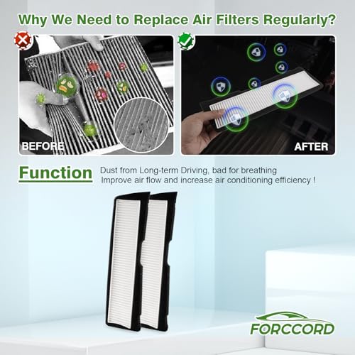 Image of 2-Pack External Cabin Air Filters for Tesla Model 3 2021-2024 2025 2026
