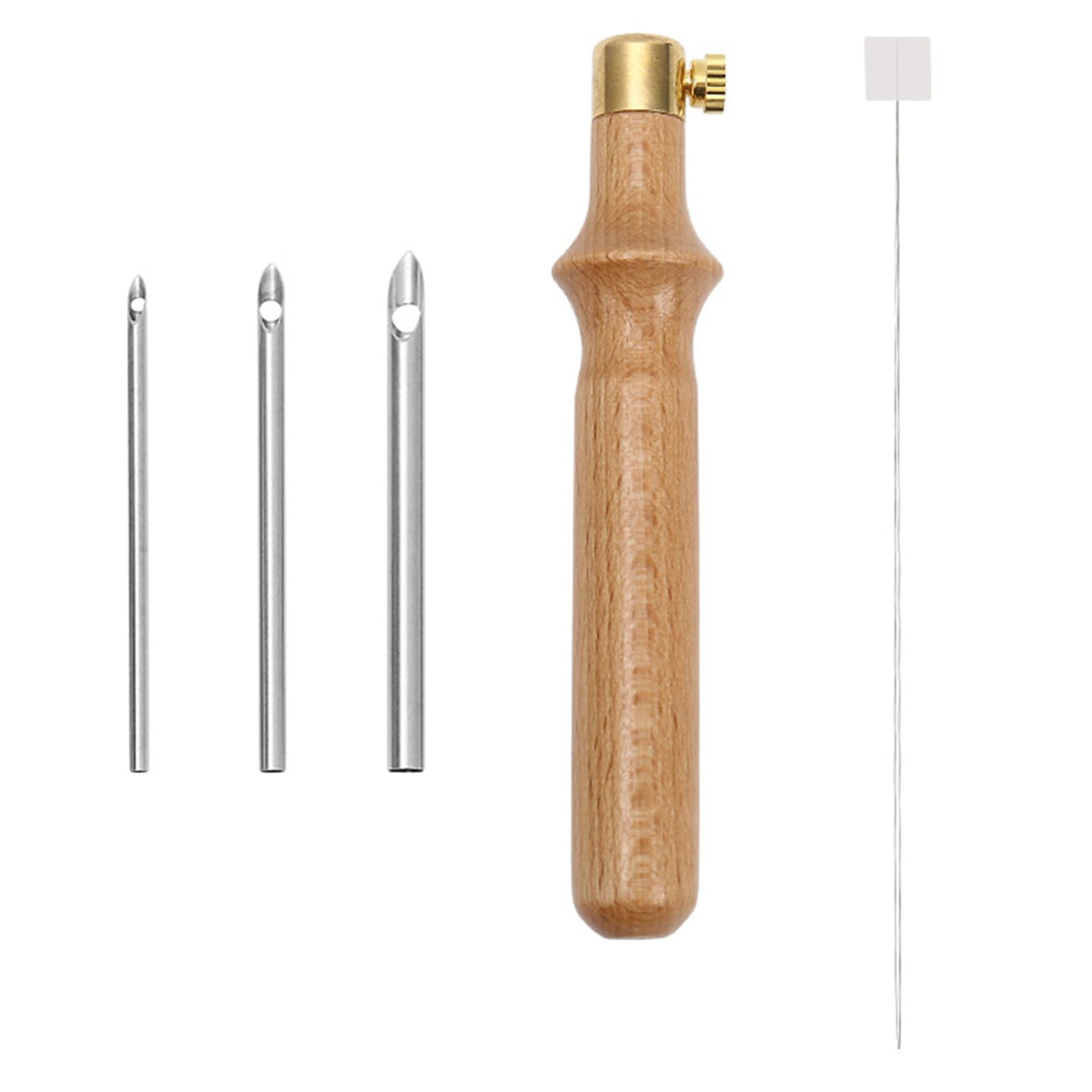 Xjdzineq Punched Needle Tool Set Embroidery Pen Adjustable Easy to Use Set