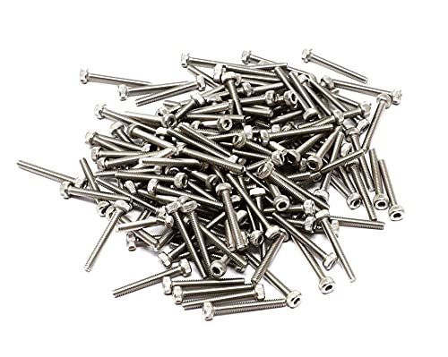Image of iexcell 100 Pcs M2 x 16 Stainless Steel 304 Hex Socket Head Cap Screws Bolts Kit