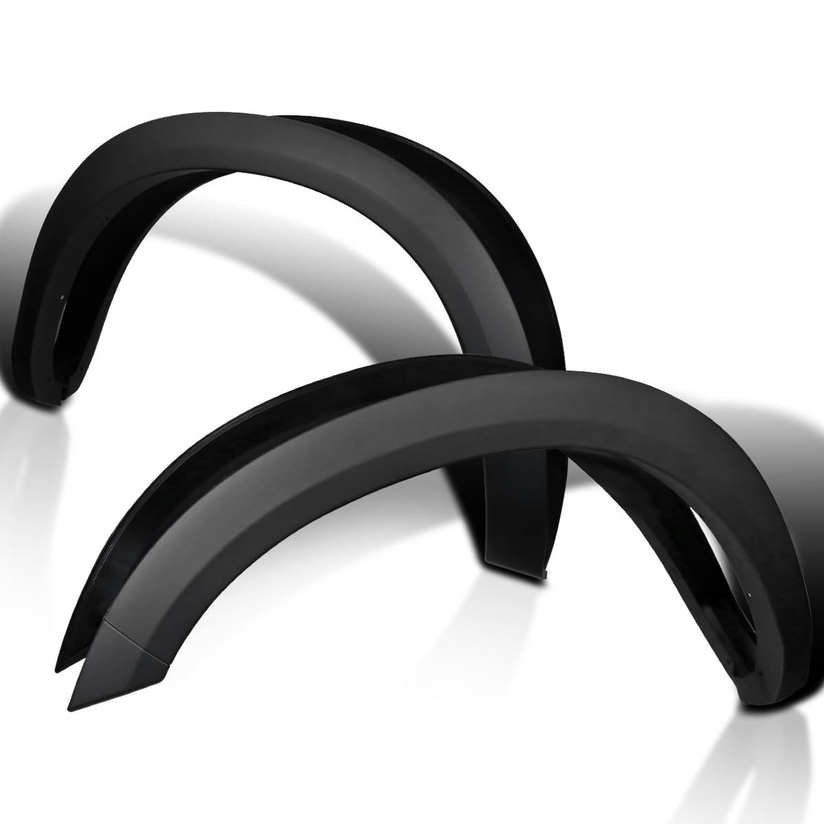 SPEC-D TUNING4PC Front + Rear Factory Style Smooth Fender Flares Compatible with 2010-2017 Dodge Ram 2500 3500