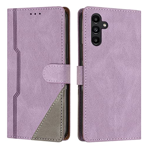 Teléfono Flip Funda Compatible con Samsung Galaxy A54 Case, Galaxy A54 5G Wallet Case Slim PU Leather Phone Case Flip Folio Leather Case Card Holders Funda protectora a prueba de golpes con correa Com