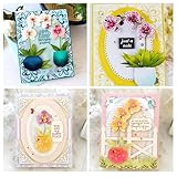 Fustelle per orchidee farfalla, cartelle per goffratura 3D per la creazione di biglietti e...