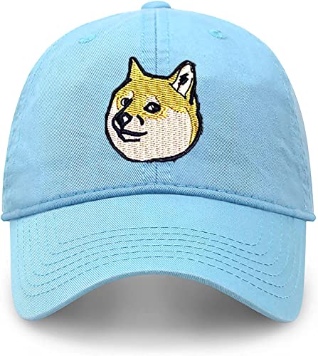 Dog Meme Dad Hats Doge Coin Classic Original Design Baseball Caps