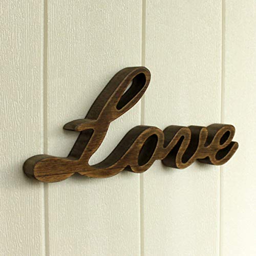 Panneau en bois dense Love noir mat de qualité supérieure - 6