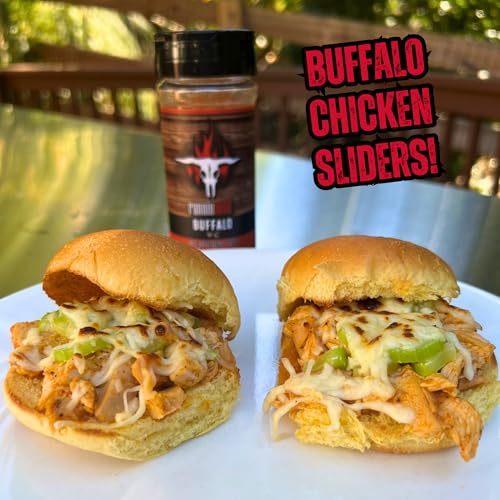 Image of Runnin' Wild Buffalo Wing Seasoning - Mouthwatering Buffalo Flavor Spice Rub for Chicken, Fries, Popcorn & Game-Day Snacks | Bold Gourmet Blend, No Artificial Flavors or MSG added - 5.1oz