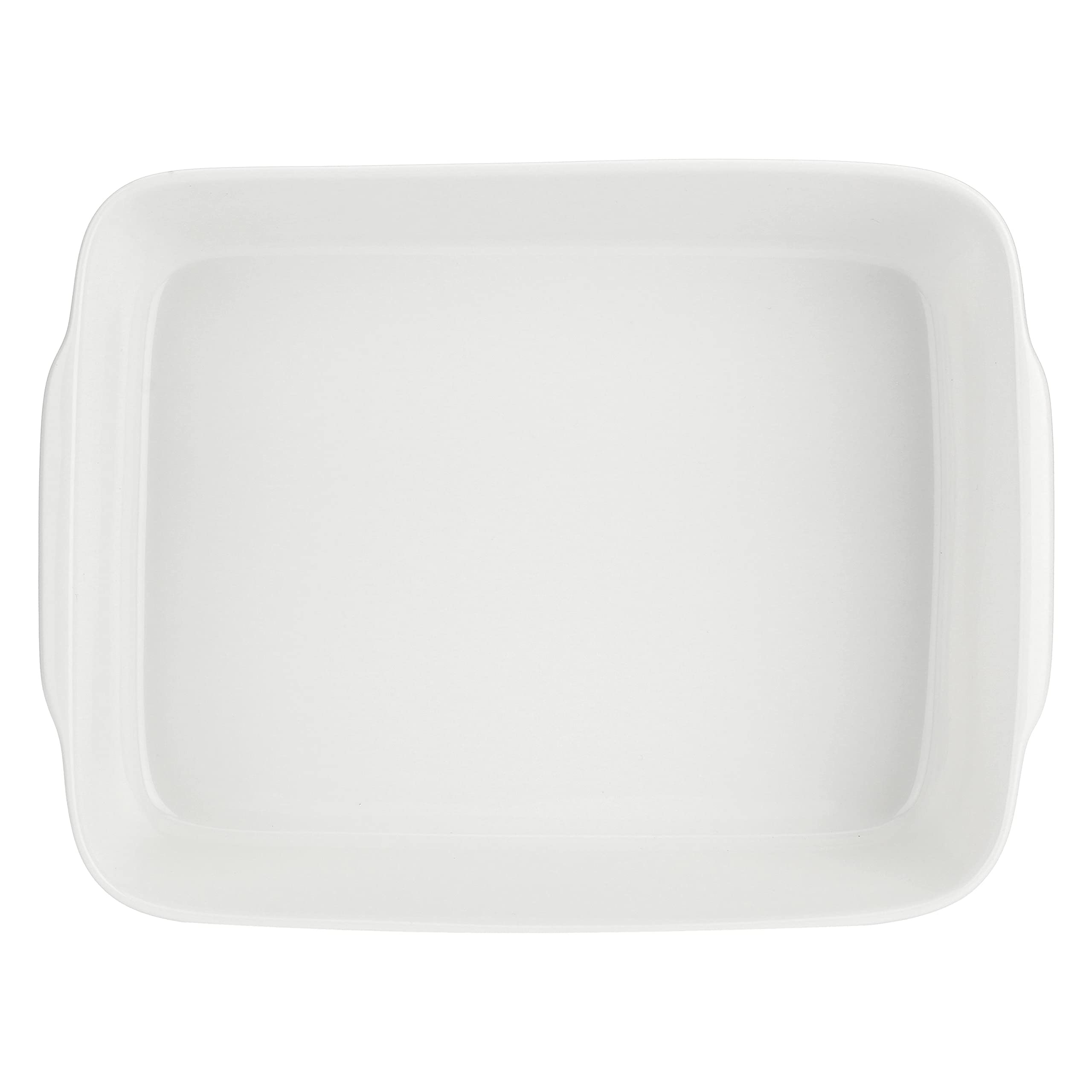 la Porcellana "Anghiari lasaña Fuente de Horno Caja de Regalo, Blanco, 30 x 22 x 7,5 cm