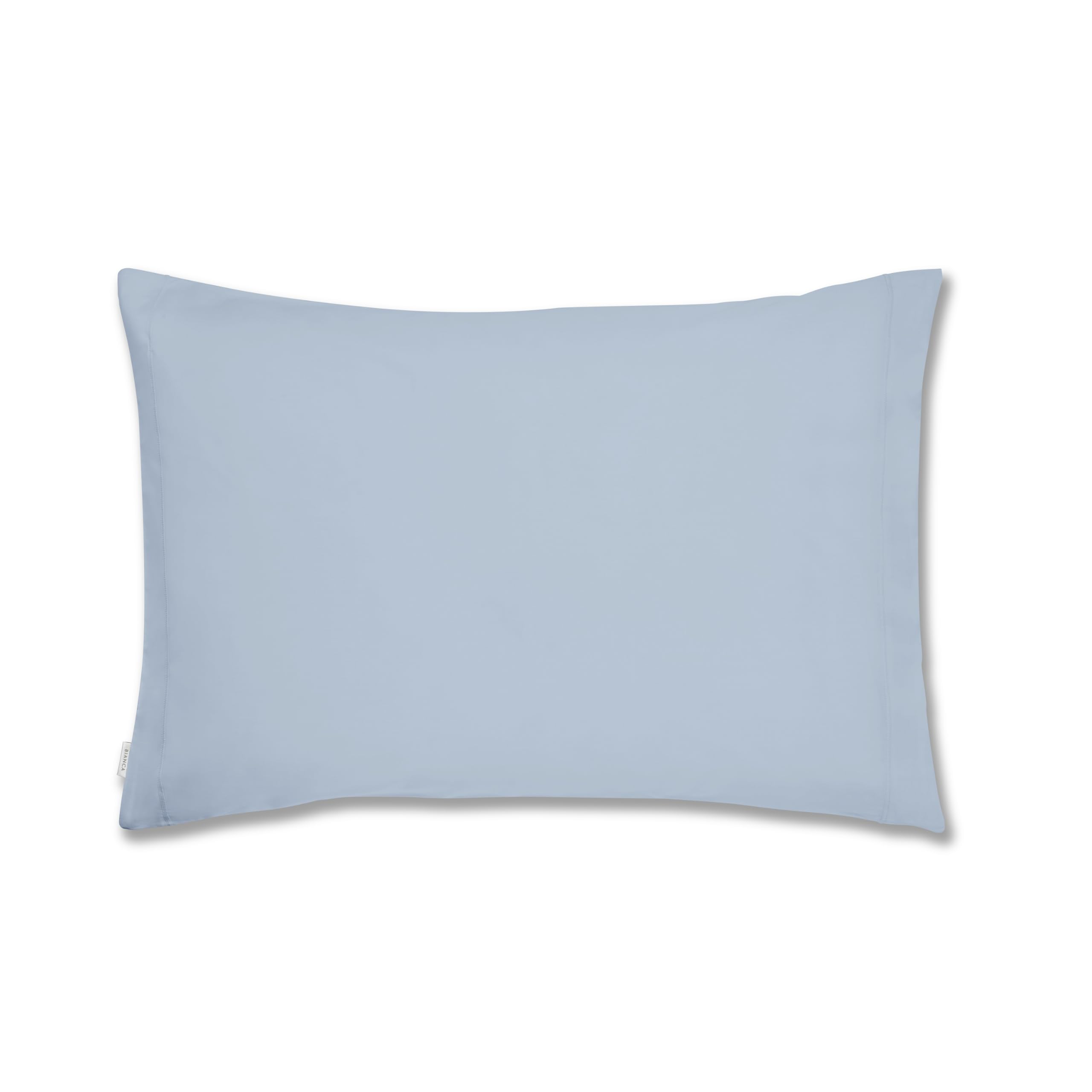 Plain Dyed Cotton Percal Blue 200TC Housewife Pillowcases 50 x 80 cm (2)