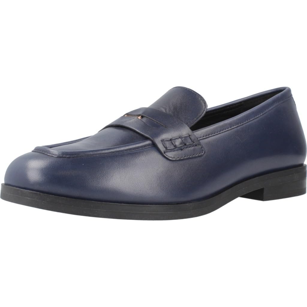 Geox Women's D Cloridie A Moccasin, Navy, 3 UK