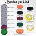53 PCS Car Headlight Restoration Kit, 3 Inch Drill Sanding Disc with 1/4 Inch Shank Backing, Loop and Hook Sanding Paper, Scouring Pads, Polishing Sponge, Soft Interface Pad, Masking Tape