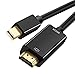 Price comparison product image Mini DisplayPort to HDMI Cable 4K | Premium 2m Mini DP Display port (Thunderbolt Compatible) to HDMI Cable, Compatible with for MacBook Air 2010-2017, MacBook Pro 2010-2015,Mac Mini Surface pro