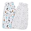 Lictin Slaapzak baby zomerslaapzak babyslaapzak instelbaar 70-90 cm voor pasgeborenen 3-18 maanden