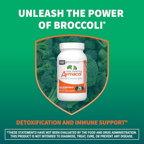 Nutramax Laboratories AVMAES75NC Broccoli Supplement