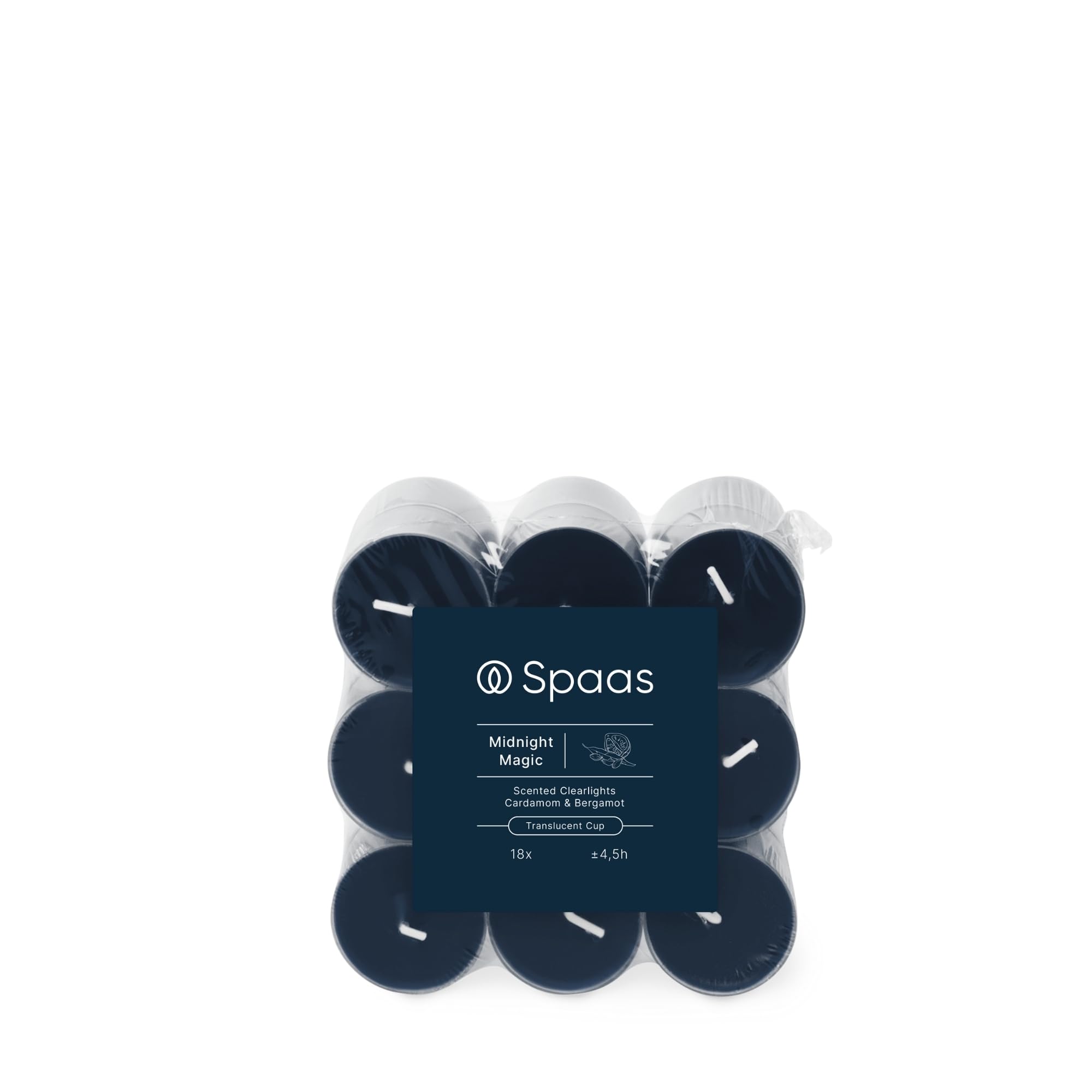 Spaas Scented Clearlights flatpack x18 4,5h - Midnight Magic