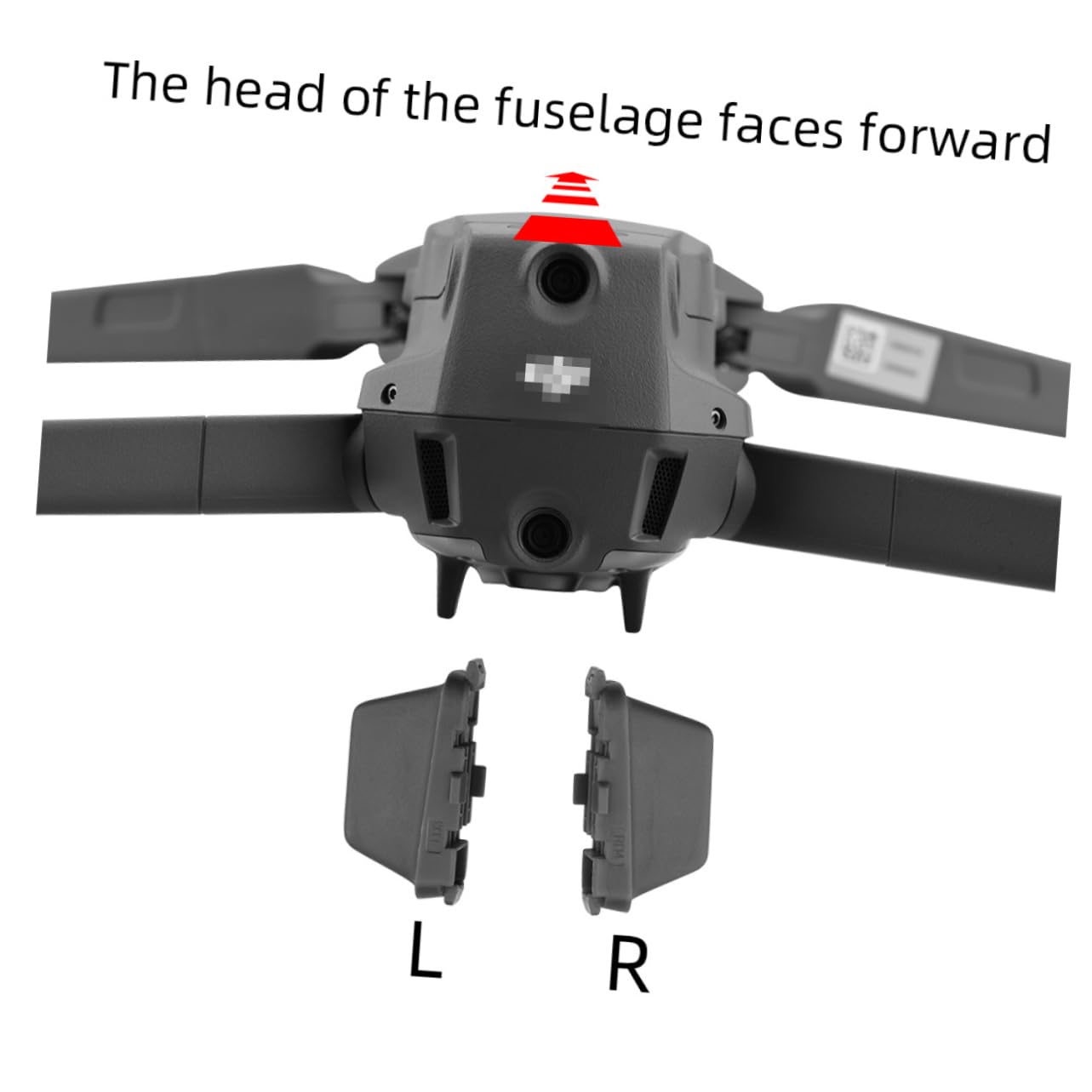 LIOOBO Drone Part 1 Pair Rear Foot Landing Gear Compatible 2 Quadcopter Spare Part