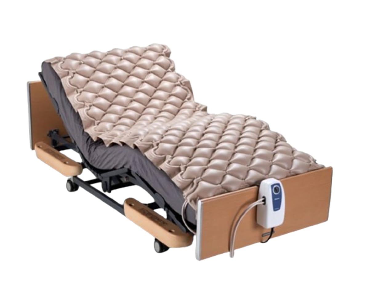 Colchon antiescaras domus 1, colchon alternante para prevención de ulceras por presión, con motor y colchoneta, para escaras de grado I. Medidas 90x200. Peso maximo 100 kg