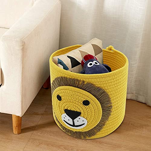 Image of ALBY Woven,Tall Wicker Laundry Basket for Blankets,Clothes,Pillows,Toys,Shoes Large Cotton Laundry Hamper for Bedroom Living Room Bathroom Nursery (10''h x 10''d inch, brown rect)