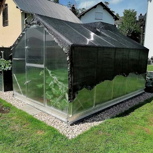 Evite el calor extremo con esta lona de ocultación negra para patio exterior 6