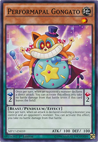 yu-gi-oh Performapal Gongato - MP17-EN059 - Common - 1st Edition - 2017 Mega-Tin Mega Pack (1st Edition)