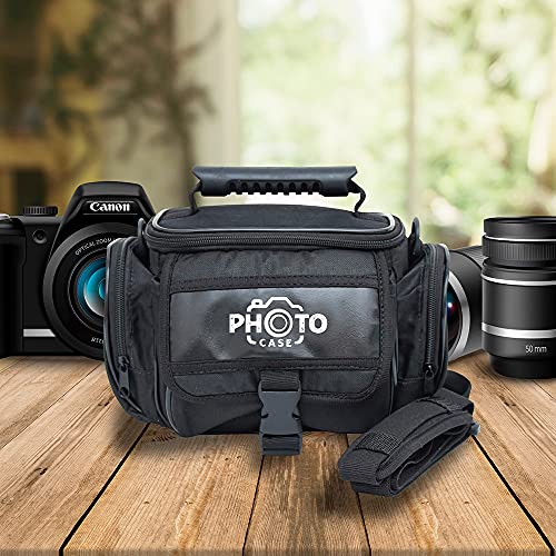 Bolsa Camera Fotografica Polo Culture Compatível com Canon Nikon Sony Fuji e Acessórios Envio Já
