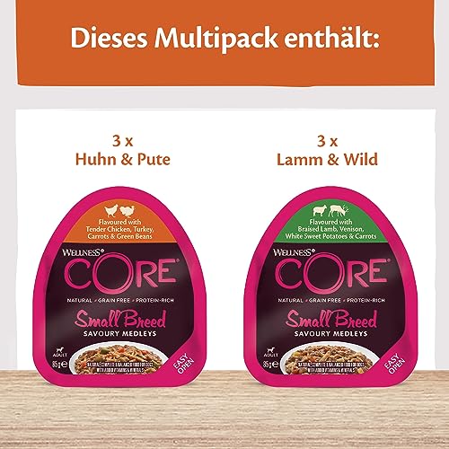Wellness CORE Small Breed Savoury Medleys Hundefutter für kleine Rassen