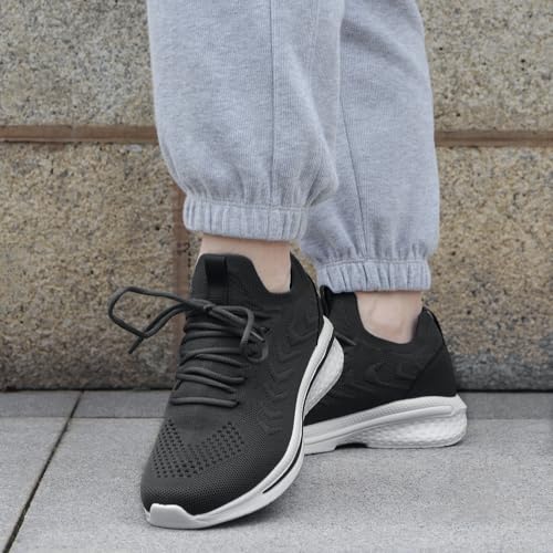 Image of Pujcs Womens Walking Running Shoes Slip-on Breathable Mesh Tennis Sneakers | Lightweight Non-Slip Shoes-Cushioned Athletic Sneakers for Gym Hiking Workout Casual Work