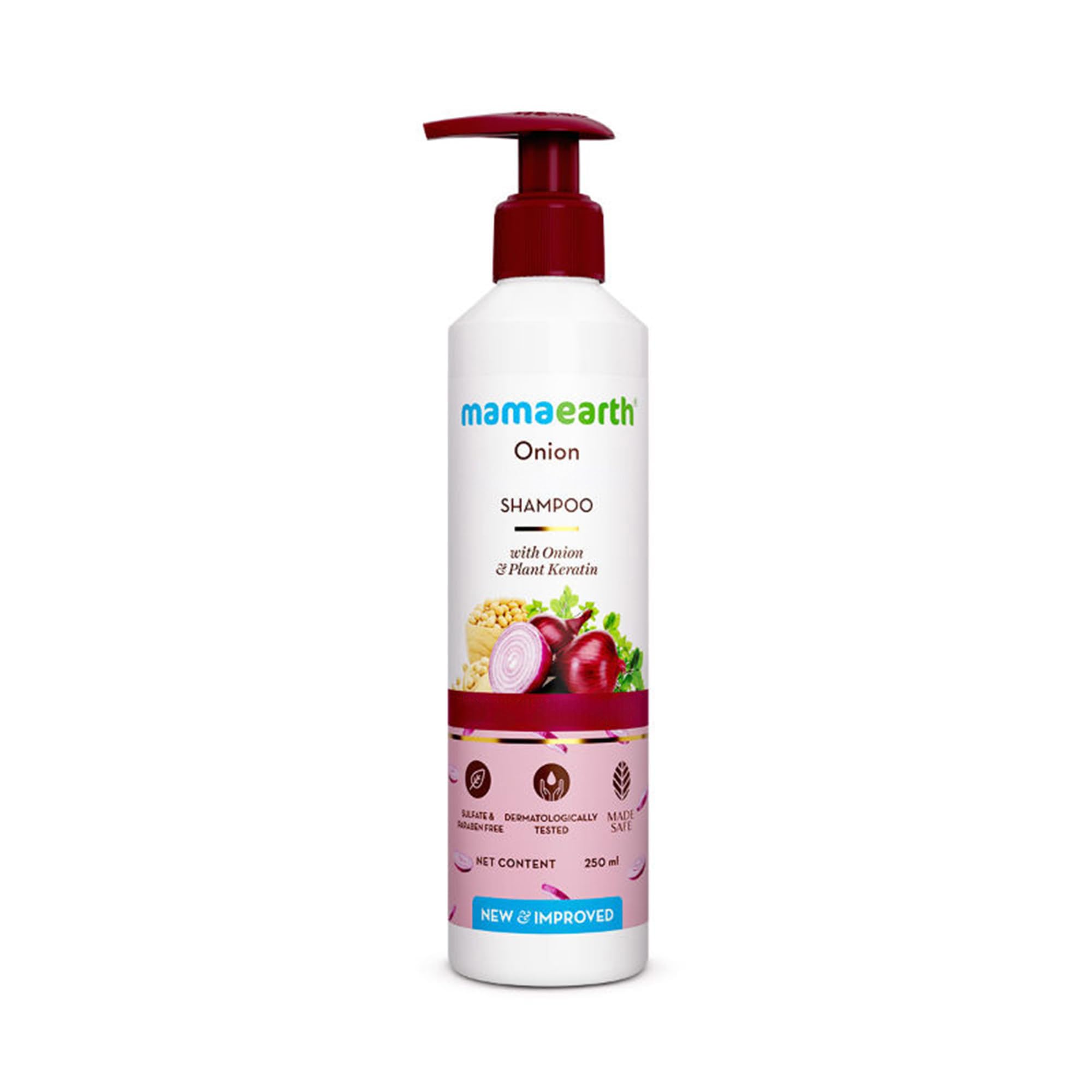 Amazon.com : MAMAEARTH Onion Shampoo With Onion & Plant Keratin