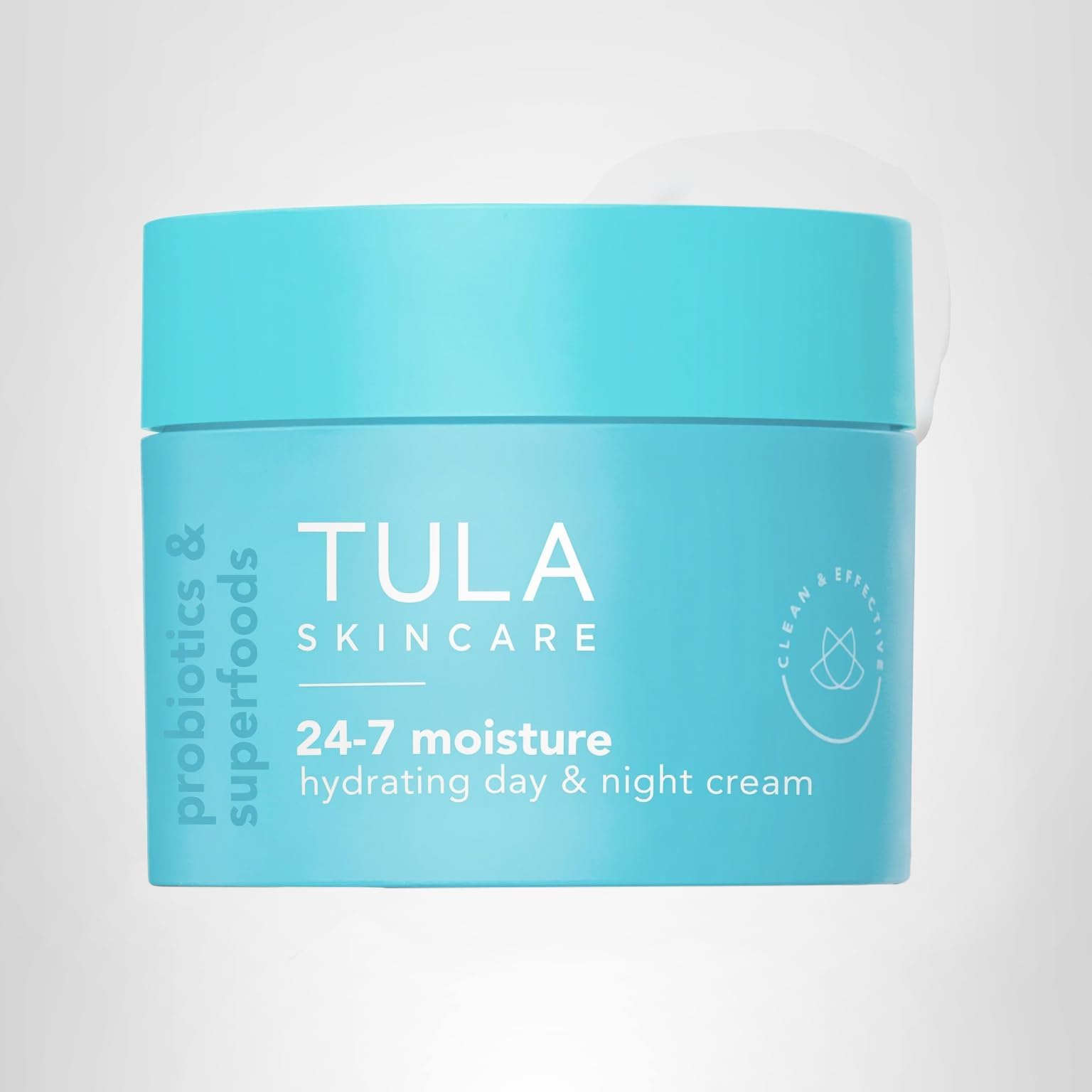 TULA Skin Care 24-7 Hydrating Day & Night Cream - Nourishing Moisturizer for Face, Maintain Skin Balance & Improve Skin Smoothness, Contains Watermelon & Apple Extract: Supersize - 3.4 oz.